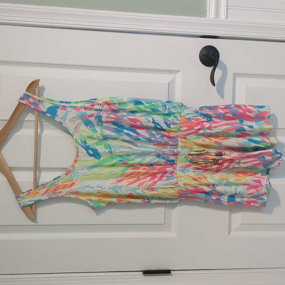 Lilly Pulitzer Neon Multi-Color Print Romper | Size Small